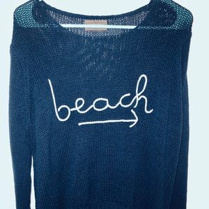 Wooden Ships Navy “beach” sweater